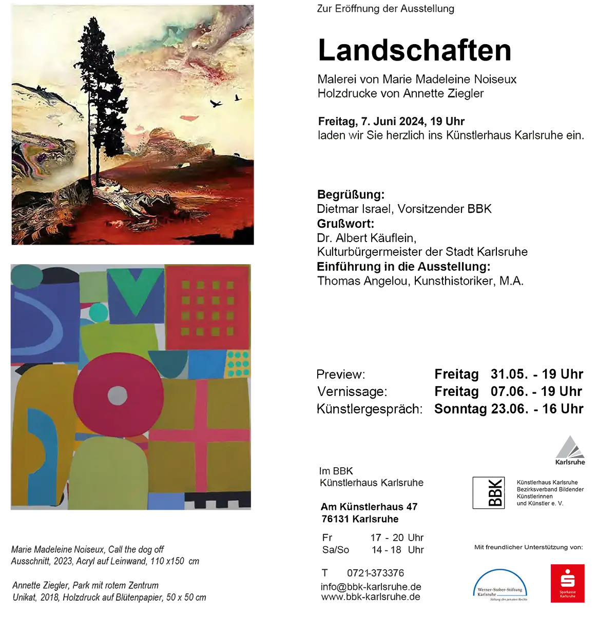 PDF Einladung Noiseux Ziegler LANDSCHAFTEN 2024