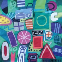 img 0599 im garten   acryl auf karton