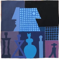 img 4541 theater mit grosser maske  und 5 figurenx60cm