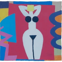  mg 1788  figur auf strandtuch   30x30  